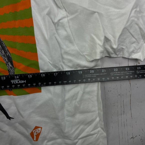 Vintage Pernicci Spiral Grunge XL Casual T-Shirt‎ White New Men Single Stitching - Picture 9 of 11